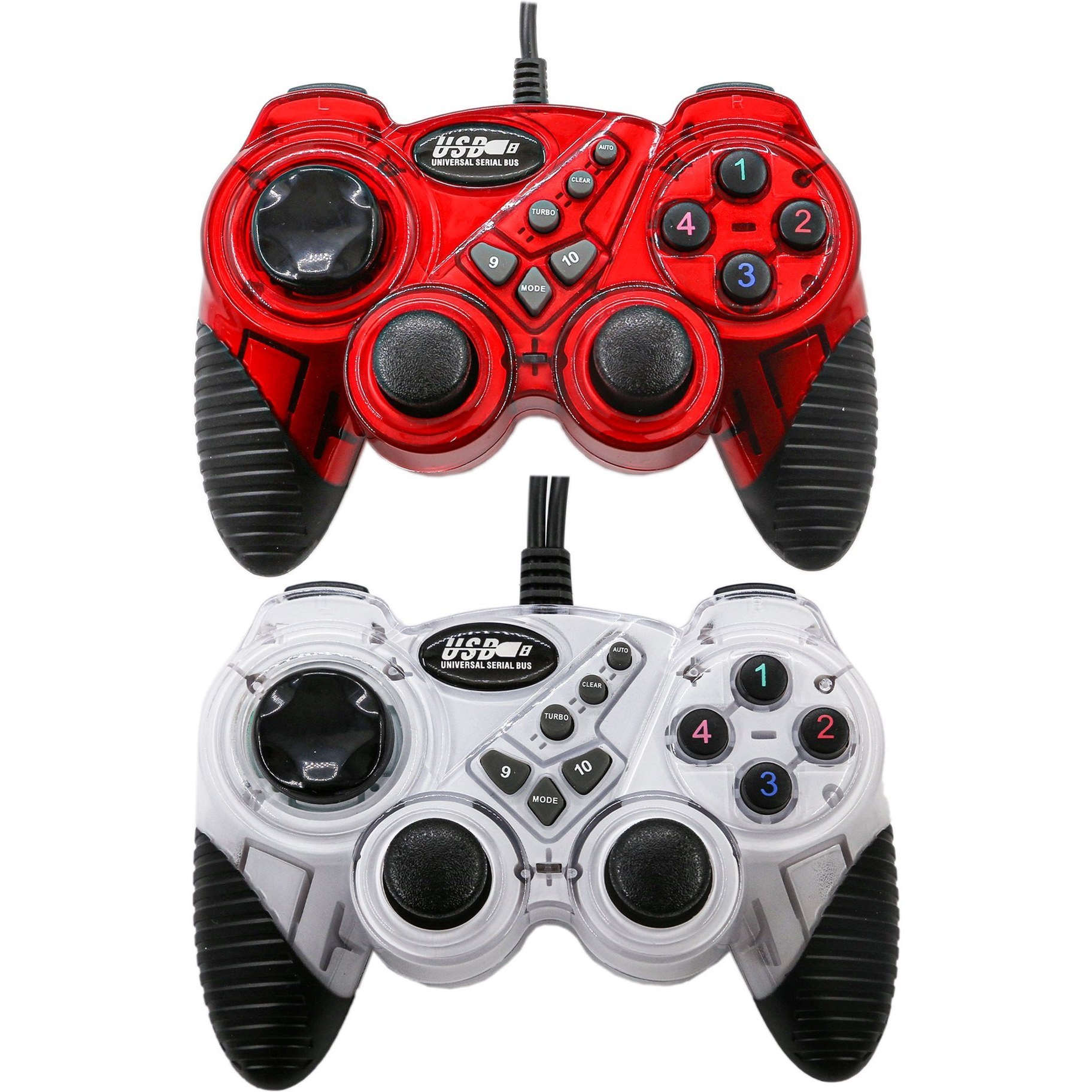 دسته بازی شوک دار دوبل فانتزی با سیم مدل 890