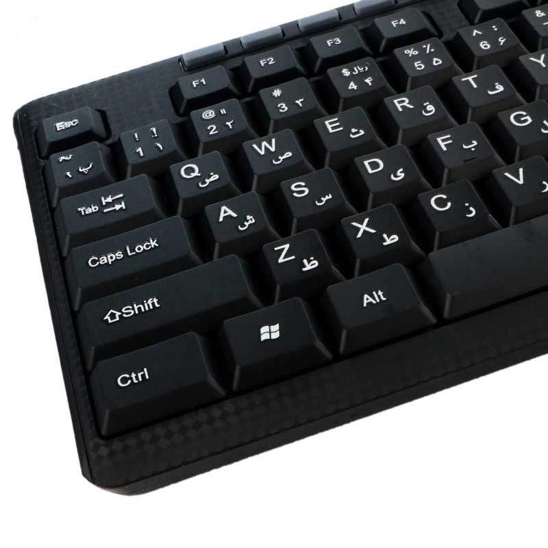کیبورد وریتی مدل V-KB6117 با حروف فارسی