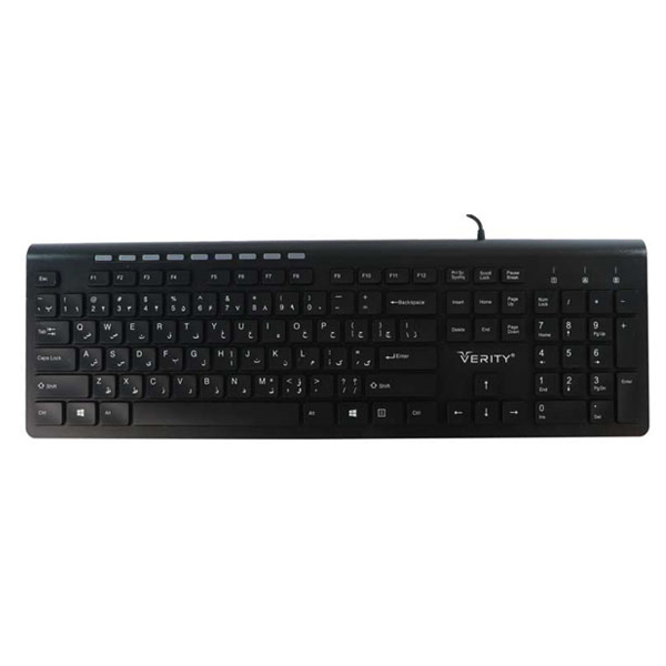 کیبورد وریتی مدل V-KB6119 با حروف فارسی