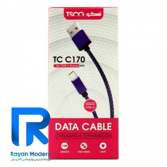 کابل شارژ تایپ سی تسکو مدل TC C170