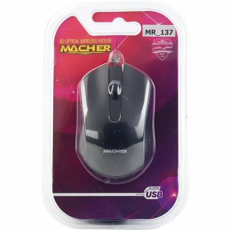 موس سیمی مچر MACHER مدل MR-137