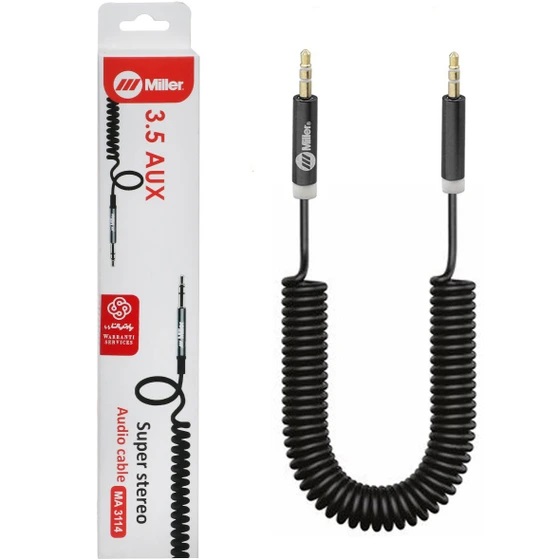 کابل AUX فنری Miller مدل 3114