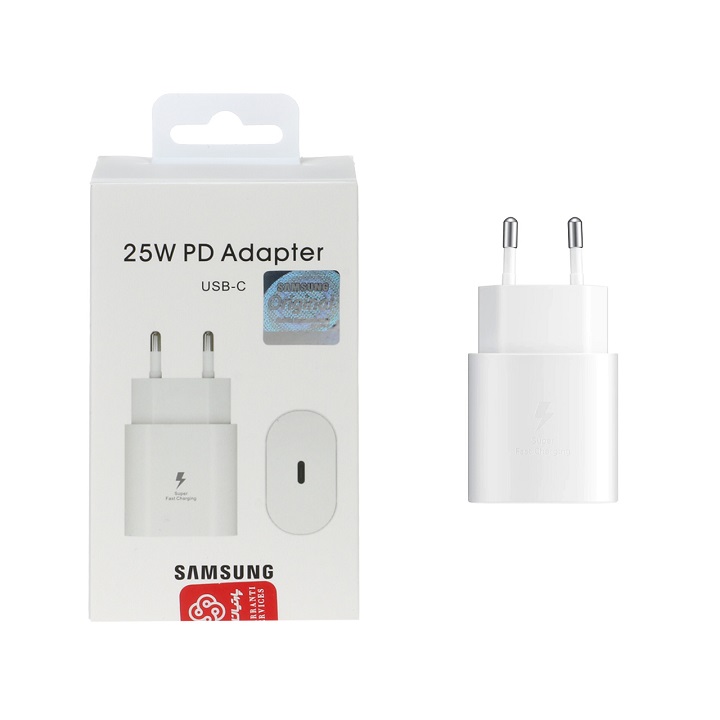 شارژر دیواری 25 وات سامسونگ (اصل) مدل EP-TA800
