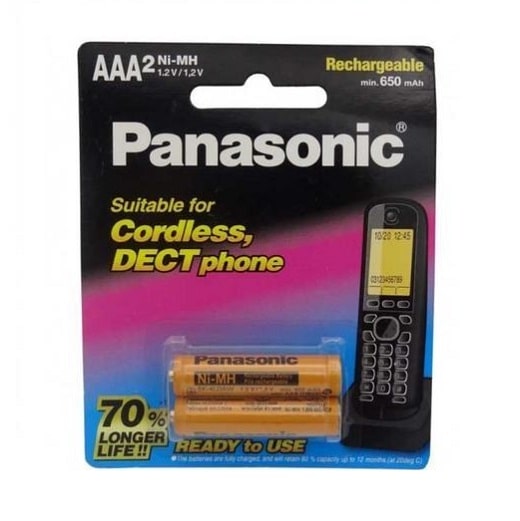 باتری نیم‌قلمی قابل شارژ پاناسونیک دو عددی