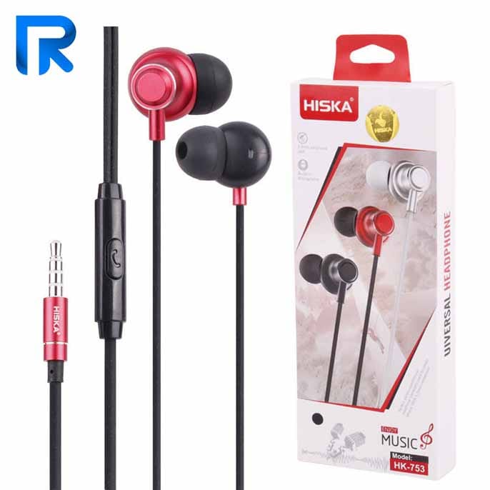 هنذفری سیمی هیسکا HISKA مدل HK-753