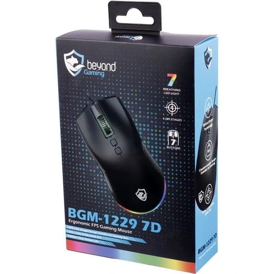 موس سیمی گیمینگ بیاند beyond مدل BGM-1229 7D