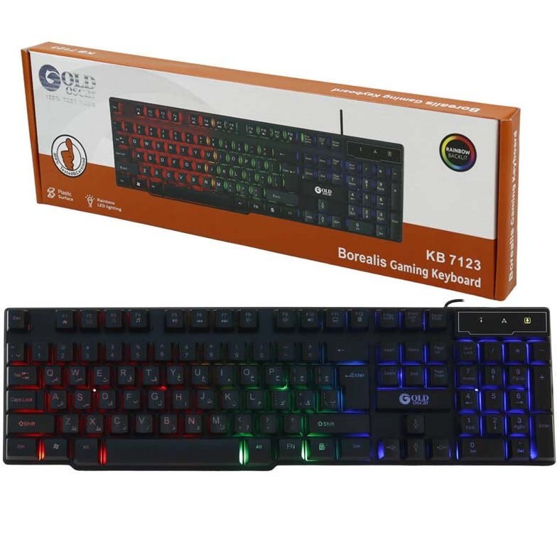 کیبورد گیمینگ سیمی گلد اُسکار Gold Oscar مدل KB7123
