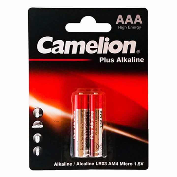 باتری نيم قلم کملیون Camelion مدل Plus Alkaline بسته 2 عددی
