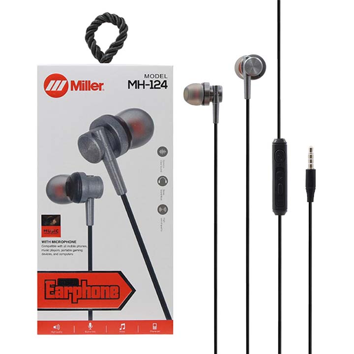هندزفری سیمی میلر MILLER مدل MH-124