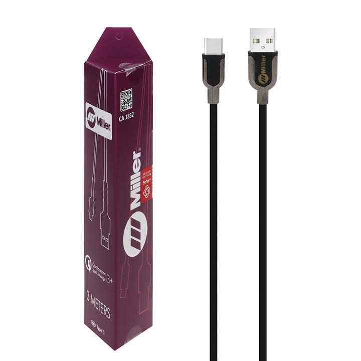 کابل فست شارژ Type-C میلر Miler مدل CA-1852