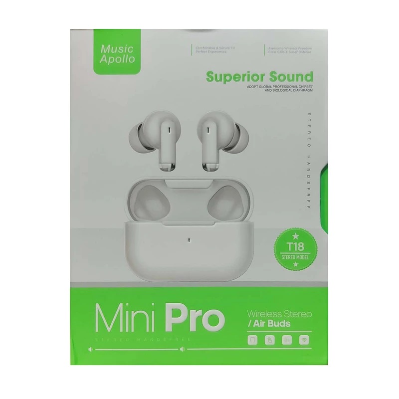 هندزفری بلوتوثی موزیک آپولو Music Apollo مدل T18