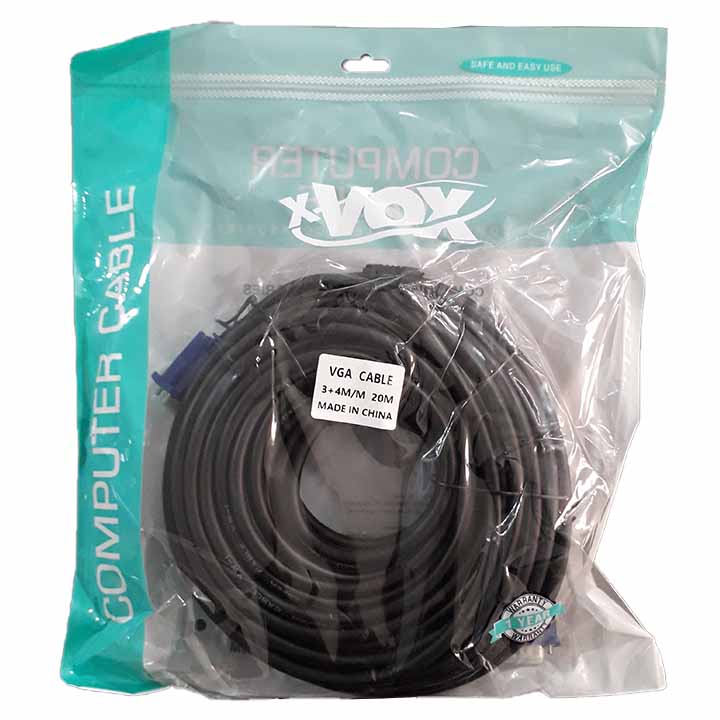 کابل VGA (3+4) ایکس وکس XVOV طول 20 متر