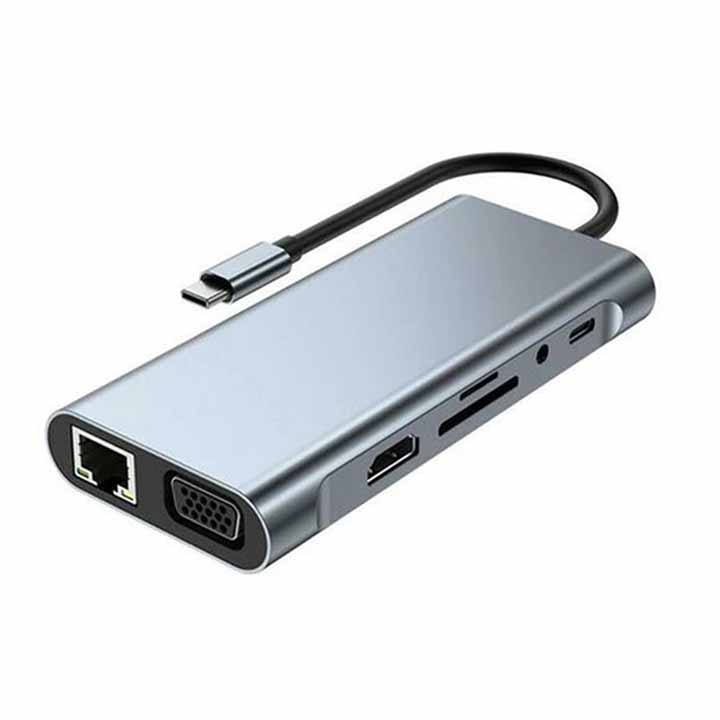 هاب 11 پورت Type-C مدل BYL-2110