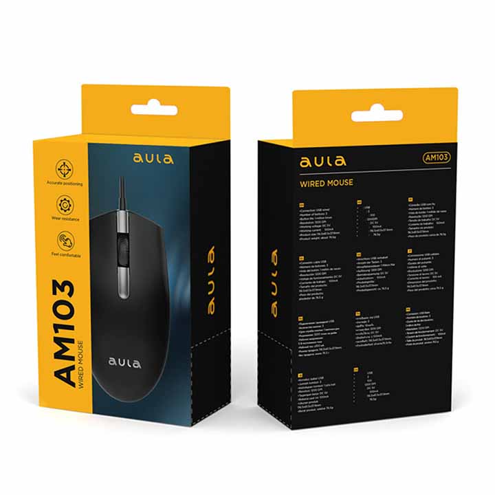 موس سیمی آئولا AULA مدل AM103