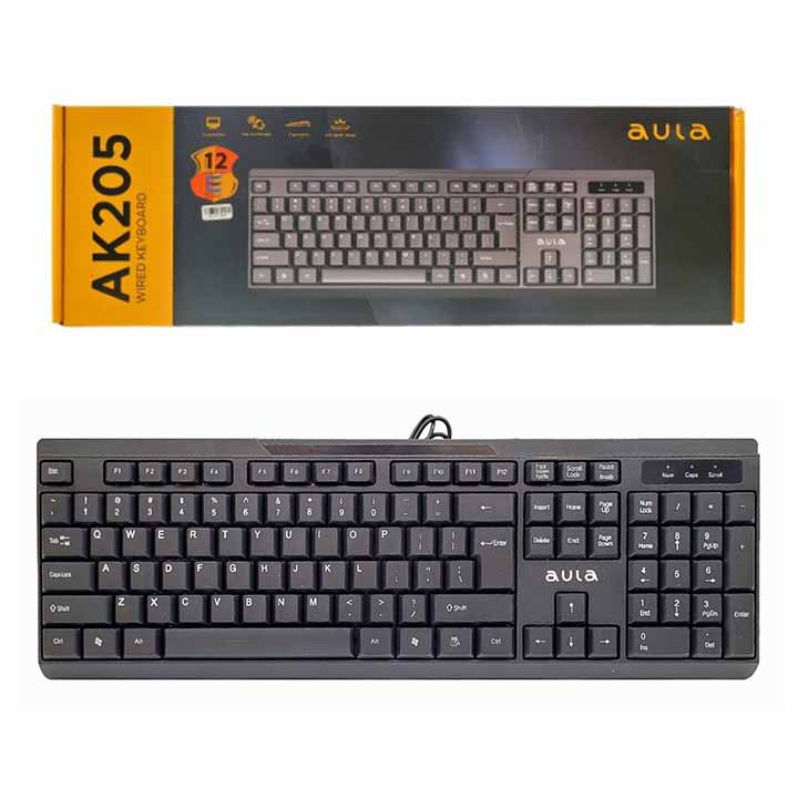 کیبورد سیمی آئولا AULA مدل AK205