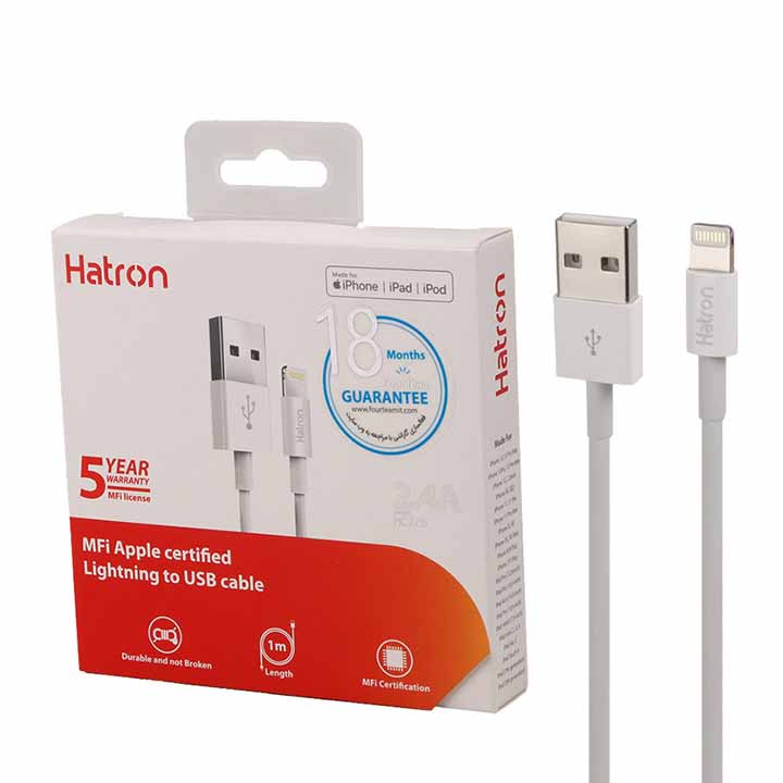 کابل فست شارژ Lightning هاترون HATRON مدل HC275i