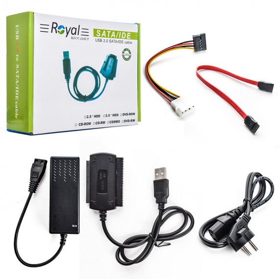 تبدیل USB 2.0 to SATA/IDE رویال ROYAL