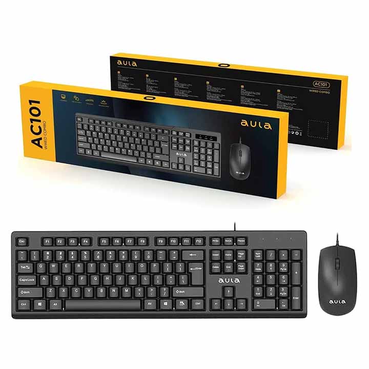 موس و کیبورد سیمی آئولا AULA مدل AC101