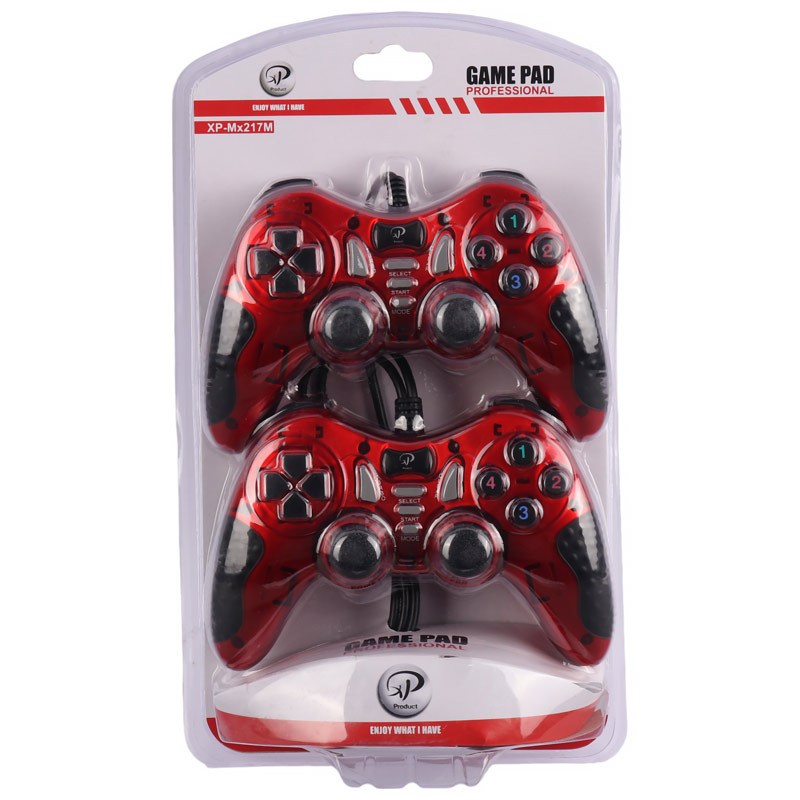 گیم پد دوبل شوک دار فانتزی سیمی XP مدل XP-MX217M