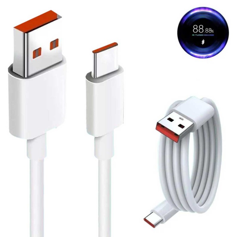 کابل شارژ 33 وات شیائومی Type-C مدل ثانیه شمار