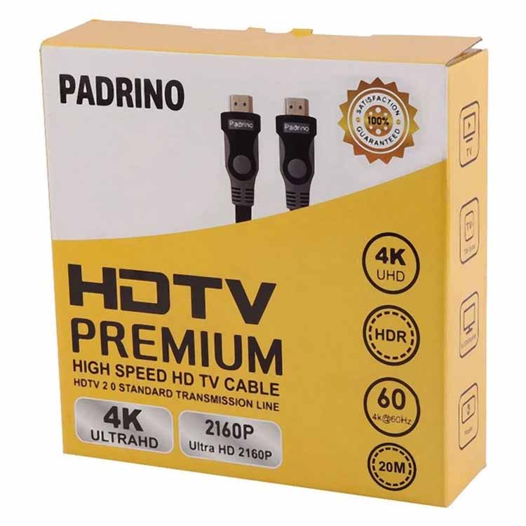 کابل HDMI 4K پادرینو PADRINO طول 20 متر