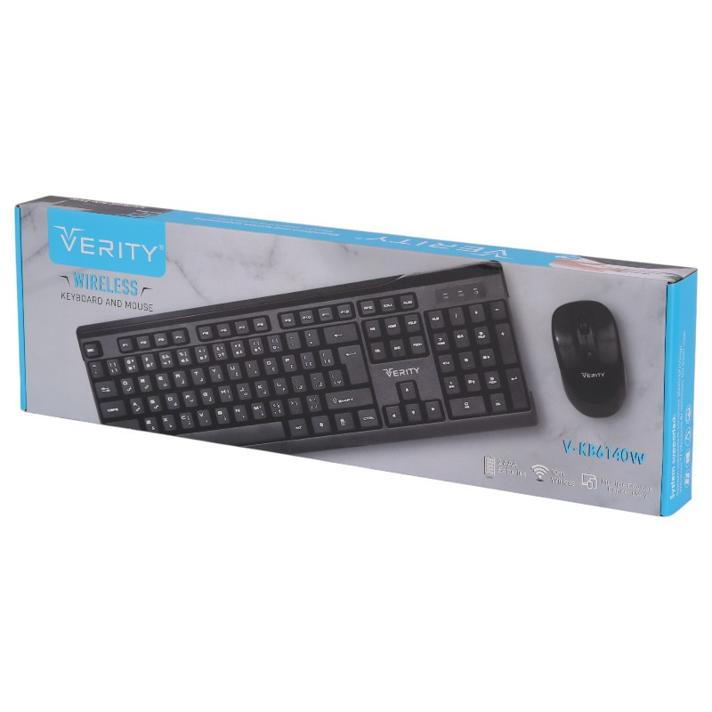 موس و کیبورد بی سیم وریتی VERITY مدل V-KB6140W