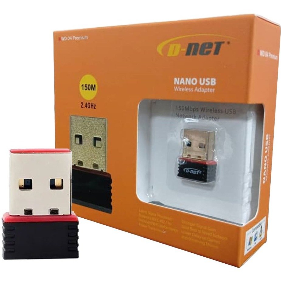 کارت شبکه بی سیم USB دی-نت مدل D-NET WIFI 150 Mbps