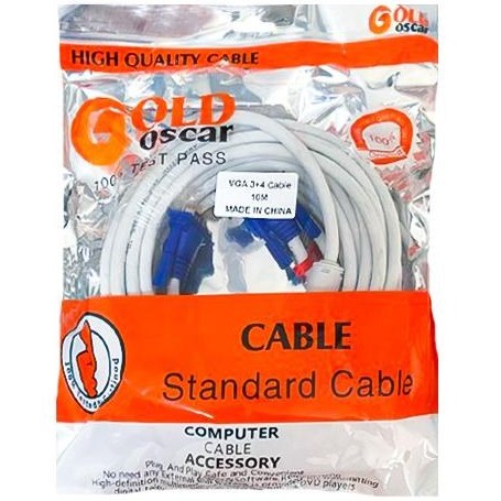 کابل VGA (3+4) گلد اسکار GOLD OSCAR طول 10 متر